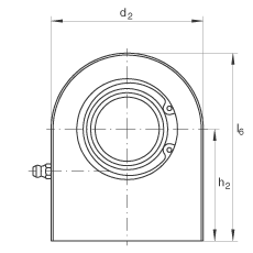 液壓桿端軸承 GF80-DO, 根據(jù) DIN ISO 12 240-4 標(biāo)準(zhǔn)，帶焊接面，需維護(hù)