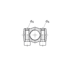 液壓桿端軸承 GIHRK35-DO, 根據(jù) DIN ISO 12 240-4 標(biāo)準(zhǔn)，帶右旋螺紋夾緊裝置，需維護