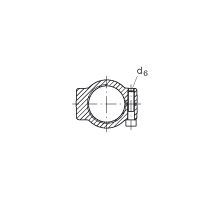 液壓桿端軸承 GIHRK120-DO, 根據(jù) DIN ISO 12 240-4 標(biāo)準(zhǔn)，帶右旋螺紋夾緊裝置，需維護(hù)