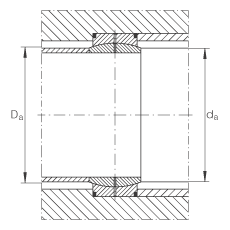 關(guān)節(jié)軸承 GE35-DO, 根據(jù) DIN ISO 12 240-1 標(biāo)準(zhǔn)，需維護(hù)